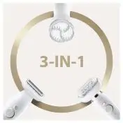 Braun Silk-épil 9 Flex 9-030 - Epilatore Elettrico Donna Bianco/Oro Con Testina Flessibile Per Un’Epilazione Più Semplice