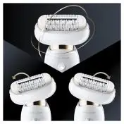 Braun Silk-épil 9 Flex 9-300 Beauty Set - Epilatore Elettrico Donna Bianco/Oro Con Testina Flessibile Per Un’Epilazione Più Facile