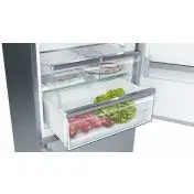 Bosch Serie 6 KGN49AIDP frigorifero con congelatore Libera installazione 438 L D Acciaio inossidabile