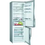 Bosch Serie 6 KGN49AIDP frigorifero con congelatore Libera installazione 438 L D Acciaio inossidabile