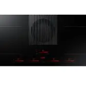 Samsung Piano a induzione con cappa integrata aspirante Infinite Line™ 80cm NZ84T9747UK