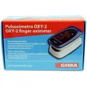 GIMA OXY-2 pulsossimetro Blu, Bianco
