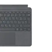 Microsoft Surface Go Type Cover - QWERTY - Platino (Alcantara)