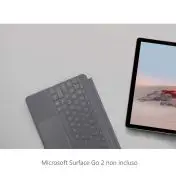 Microsoft Surface Go Type Cover - QWERTY - Platino (Alcantara)