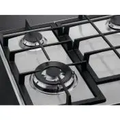 AEG 949 640 849 piano cottura Argento Da incasso 60 cm Gas 4 Fornello(i)