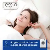 Samsung WW60A3120WE/ET lavatrice slim a caricamento frontale 6 kg Classe C 1200 giri/min, Porta bianca + Panel bianco
