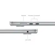 Apple MacBook Air 15": Chip M3 con CPU 8-core e GPU 10-core, 512GB SSD - Argento