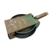 Bialetti Set Padelle 2 Pezzi 24-28 cm Wood & Stone Gray Metallic di Tognana