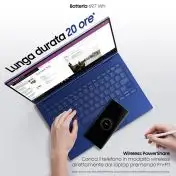 Samsung Galaxy Book Flex 13,3” Royal Blue Touch Screen S Pen Intel® Core™ i5 di decima generazione Windows 10 Home Wi-Fi 6 RAM 12GB Memoria 512GB Batteria 69,7Wh Lettore impronte digitali