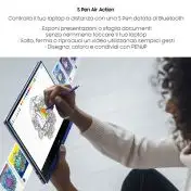 Samsung Galaxy Book Flex 13,3” Royal Blue Touch Screen S Pen Intel® Core™ i5 di decima generazione Windows 10 Home Wi-Fi 6 RAM 12GB Memoria 512GB Batteria 69,7Wh Lettore impronte digitali