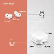 Samsung Galaxy Buds Live, Mystic White Auricolare Wireless In-ear Musica e Chiamate Bluetooth Bianco