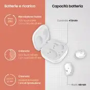 Samsung Galaxy Buds Live, Mystic White Auricolare Wireless In-ear Musica e Chiamate Bluetooth Bianco