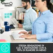 Logitech MK295 Kit Mouse e Tastiera Wireless – Tecnologia SilentTouch, Tastierino Numerico, Tasti Scelta Rapida, Tracciamento Ottico Avanzato, Ricevitore USB Nano, Senza Lag, Meno 90% di Rum