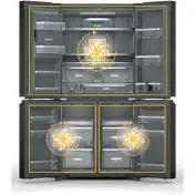 Whirlpool WQ9I MO1L frigorifero side-by-side Libera installazione 592 L F Acciaio inossidabile