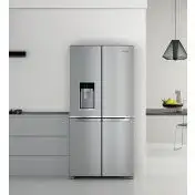 Whirlpool WQ9I MO1L frigorifero side-by-side Libera installazione 592 L F Acciaio inossidabile