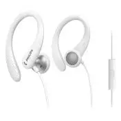 Philips TAA1105WT/00 cuffia e auricolare Cablato A clip, In-ear Sport Bianco