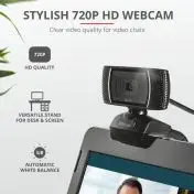 Trust Doba webcam 1280 x 720 Pixel USB Nero