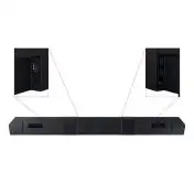 Samsung Soundbar HW-Q600C/ZF Serie Q, 9 speaker, Wireless Dolby Atmos, Audio a 3.1.2 canali, Q-Simphony, Compatibile con Alexa e Google Assistant, Black