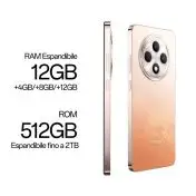 OPPO Reno12 FS 5G AI Smartphone, Tripla fotocamera 50+8+2MP, Selfie 32MP, Display 6.67” 120HZ AMOLED FHD+, 5000mAh, RAM 12GB(Esp4GB/8GB/12GB)+ROM 512GB, [Versione Italia], Amber Orange