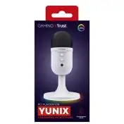 Trust GXT 234P Yunix Bianco Microfono da tavolo