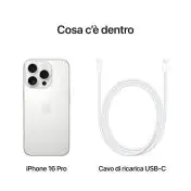 Apple iPhone 16 Pro 128GB Titanio Bianco