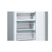Bosch Serie 2 KGN36NLEA frigorifero con congelatore Libera installazione 305 L E Acciaio inossidabile