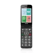 Brondi Amico Flip 4G 8,89 cm (3.5") 136 g Argento Telefono cellulare basico