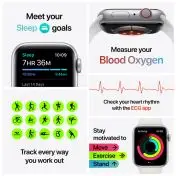 Apple Watch Serie 6 GPS + Cellular, 44mm in alluminio oro con cinturino Sport Rosa sabbia