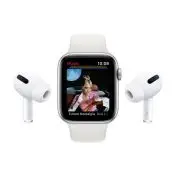 Apple Watch Serie 6 GPS + Cellular, 44mm in alluminio oro con cinturino Sport Rosa sabbia