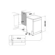 Whirlpool WFC 3C26 PF X Lavastoviglie Libera installazione 14 coperti E