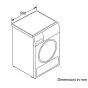 Bosch Serie 4 WTH85V08IT asciugatrice Libera installazione Caricamento frontale 8 kg A++ Bianco