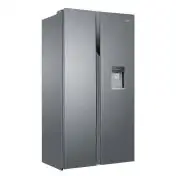 Haier SBS 90 Serie 3 HSR3918EWPG frigorifero side-by-side Libera installazione 521 L E Argento