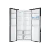 Haier SBS 90 Serie 3 HSR3918EWPG frigorifero side-by-side Libera installazione 521 L E Argento