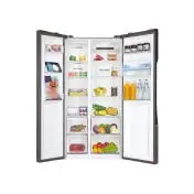 Haier SBS 90 Serie 3 HSR3918EWPG frigorifero side-by-side Libera installazione 521 L E Argento