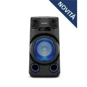 Sony MHC-V13 - Altoparlante Bluetooth All in One con JET BASS BOOSTER, Effetti Luminosi, Lettore CD, USB, Nero