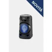 Sony MHC-V13 - Altoparlante Bluetooth All in One con JET BASS BOOSTER, Effetti Luminosi, Lettore CD, USB, Nero