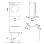 Smeg LBW50CIT lavatrice Caricamento frontale 5 kg 1000 Giri/min D Bianco