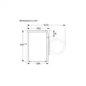 Bosch Serie 6 WTW85T09IT asciugatrice Libera installazione Caricamento frontale 9 kg A++ Bianco
