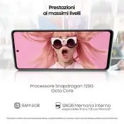 Samsung Galaxy A52 4G A52 128 GB Display 6.5” FHD+ Super AMOLED Awesome Blue