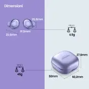 Samsung Cuffie Auricolari Wireless Galaxy Buds Pro Phantom Violet