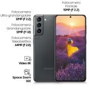 Samsung Galaxy S21 5G 256 GB Display 6.2" Dynamic AMOLED 2X Phantom Gray