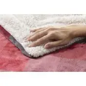 Imetec 16678 coperta/cuscino elettrico Coperta elettrica 150 W Grigio, Rosso, Bianco Tessuto, Felpato, Velluto