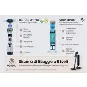 Samsung VS20C8524TB/WA scopa elettrica Wireless Senza sacco 580 W