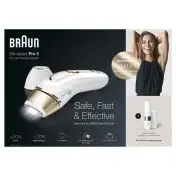 Braun Silk-expert Pro Pro 5 PL5139 Silk expert, Epilatore Luce Pulsata IPL, Sistema di Epilazione Permanente dei Peli Visibili per Donna, Bianco/Oro
