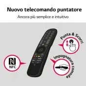 LG NanoCell 43NANO756PA 43" Smart TV 4K Ultra HD Wi-Fi Processore Quad Core AI Sound