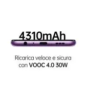OPPO A94 5G A94 Smartphone 5G, 173g, Display 6.43" FHD+ AMOLED, 4 Fotocamere 48MP, RAM 8GB ESPANDIBILE FINO A 13GB+ROM 128GB, Batteria 4310mAh, Ricarica VOOC 30W, Dual Sim, [Versione Italian