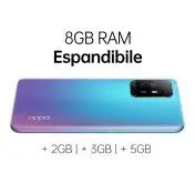 OPPO A94 5G A94 Smartphone 5G, 173g, Display 6.43" FHD+ AMOLED, 4 Fotocamere 48MP, RAM 8GB ESPANDIBILE FINO A 13GB+ROM 128GB, Batteria 4310mAh, Ricarica VOOC 30W, Dual Sim, [Versione Italian