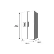 Samsung RS66A8101SL frigorifero side-by-side Incasso/libero E Acciaio inossidabile