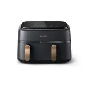 Philips 3000 series Airfryer doppio cestello, friggitrice ad aria da 9.0L, 12 metodi di cottura, App per ricette NA352/00