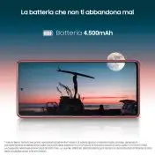Samsung Galaxy S20 FE 4G, Processore Snapdragon 865, Display 6.5" Super AMOLED, 3 fotocamere posteriori, 128 GB Espandibili, RAM 6GB, , Batteria 4.500mAh, Hybrid SIM, Cloud Red